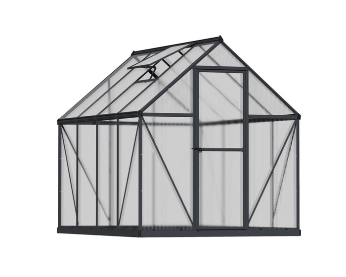 Växthus Mythos 4,6 m² Mörkgrå Canopia by Palram